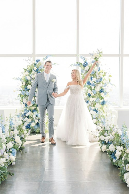 Silk Floral Beau Arch