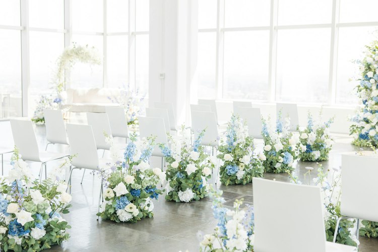 Set of 12: Silk Beau Aisle Flowers