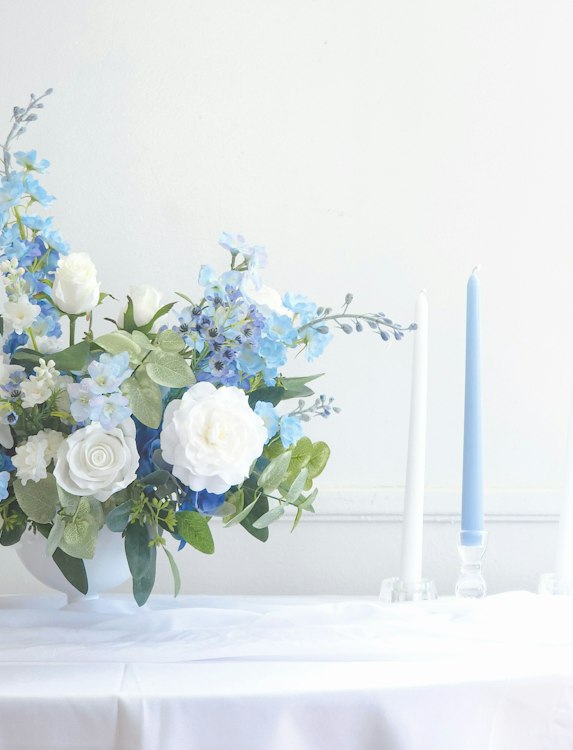 Silk Floral Beau centerpiece