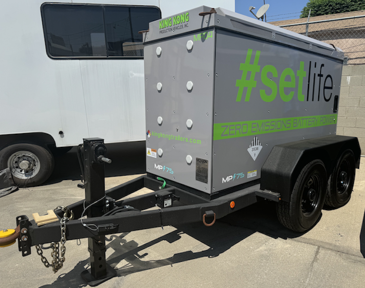 Battery Generator on a trailer mBESS 600kWH