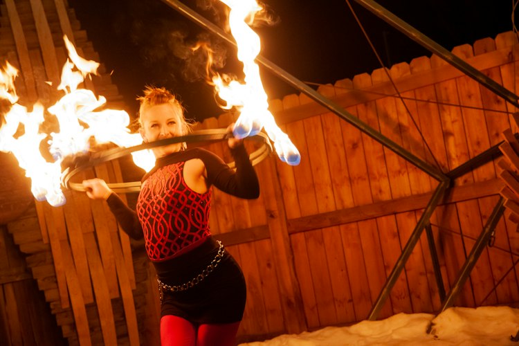 Fire Hoops
