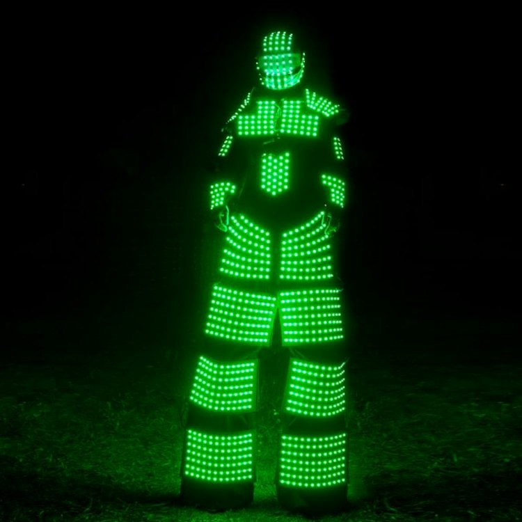 LED Stilt Performer