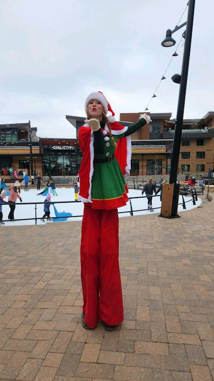 Elf Stilt Walker