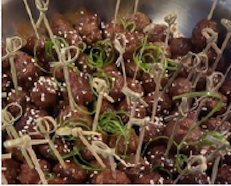 Appetizer -Hoisin Glazed Meatballs per doz