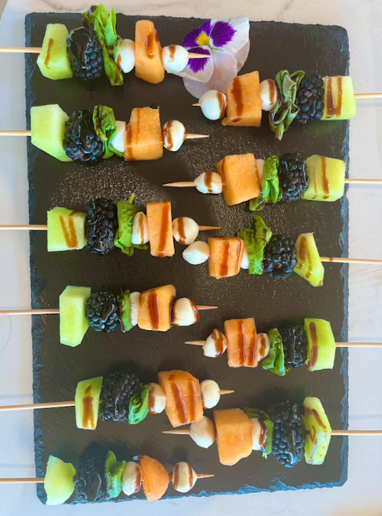 Appetizer -Melon Caprese Skewers per doz
