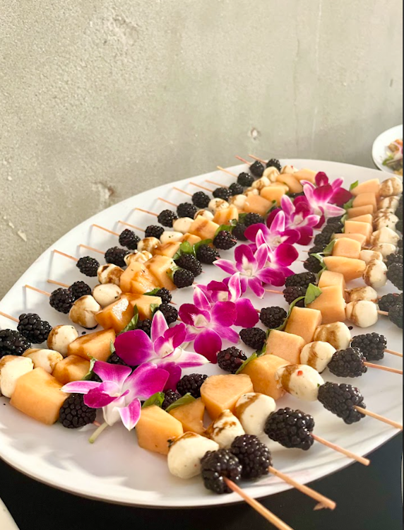 Appetizer -Melon Caprese Skewers per doz