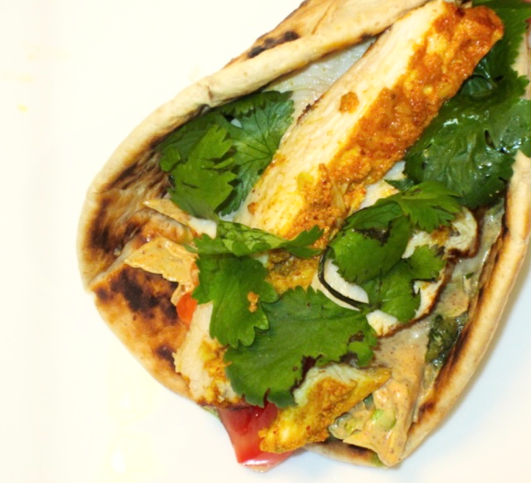 Tandoori chicken salad Sandwich or Wrap