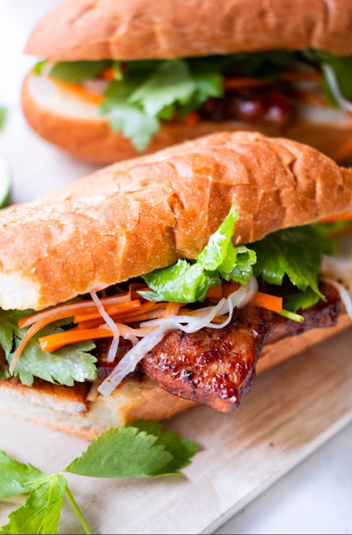 Pulled pork bahn mi Sandwich or Wrap