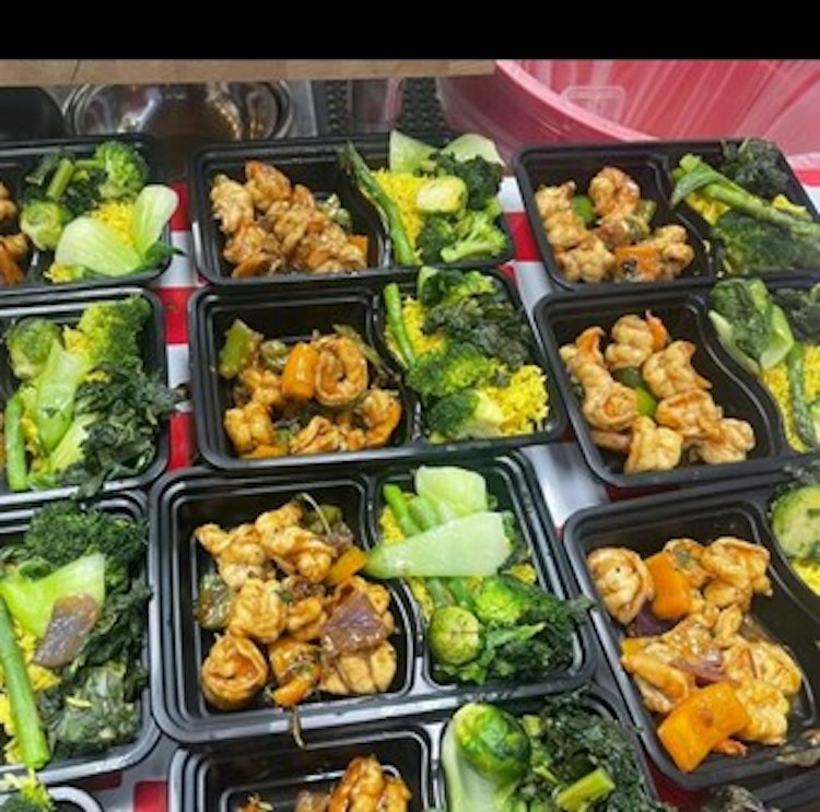 Chilled ginger lime chicken breast Lunch