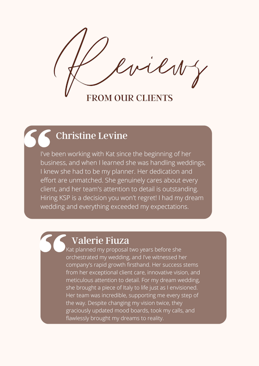 Wedding Consultation & Planning Package