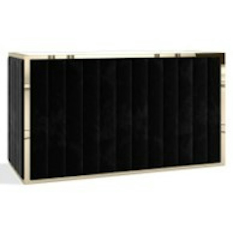 Milo Bar - Gold Frame, Velvet Black