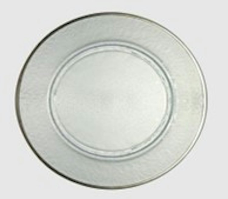 Charger Plate - 13" Obscura Platinum Rim