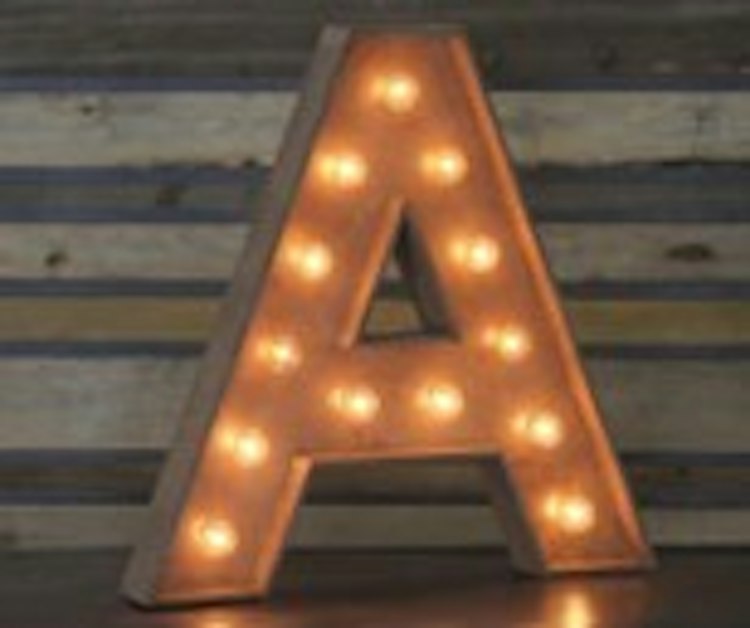 Edison Marquee Letter A- Z