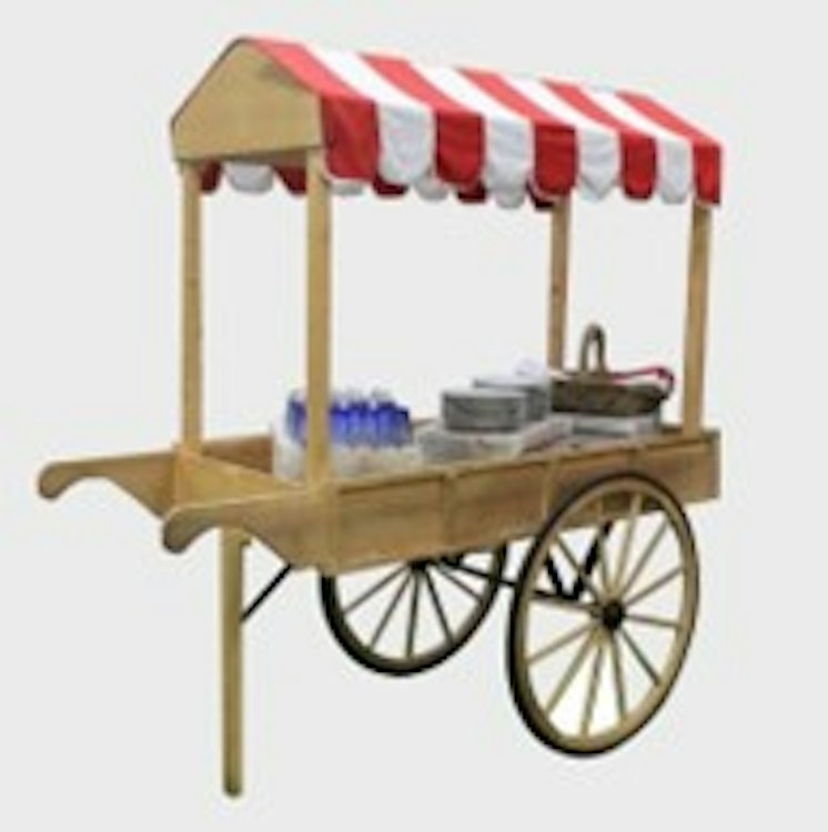 Vintage Cart with Awning