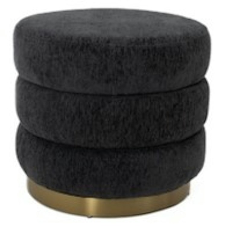 Gamma Ottoman - Black