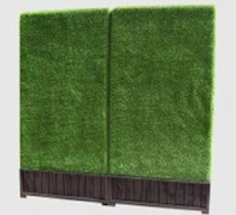 Double-Sided Lawn Hedge