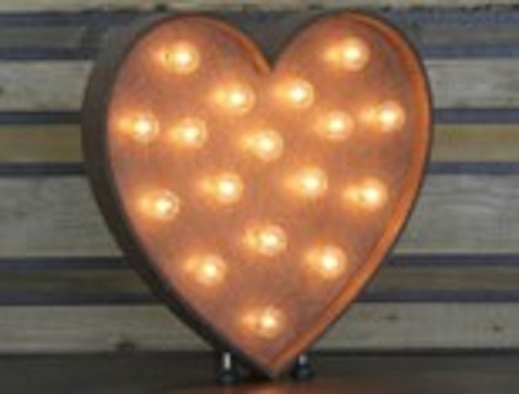 Edison Marquee Symbol - "Heart"