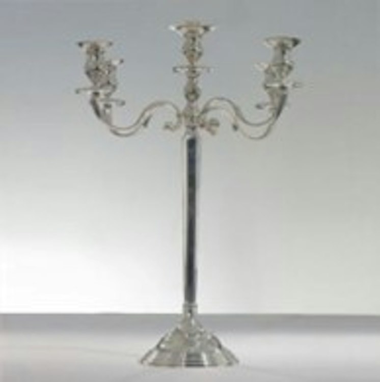 Candelabra - Silver 5 Branch