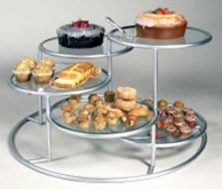 6 Tier Buffet Risers (Gold & Silver)