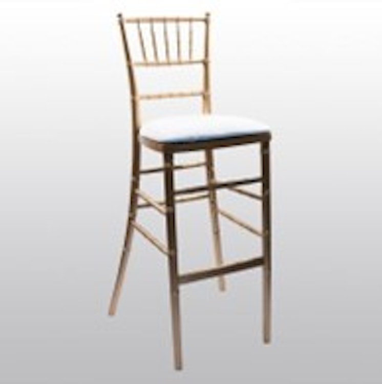 Chiavari Bar Stool -  Gold