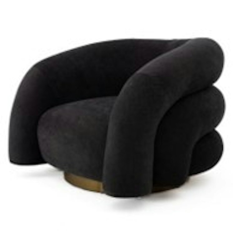 Pompeii Lounge Chair - Charcoal