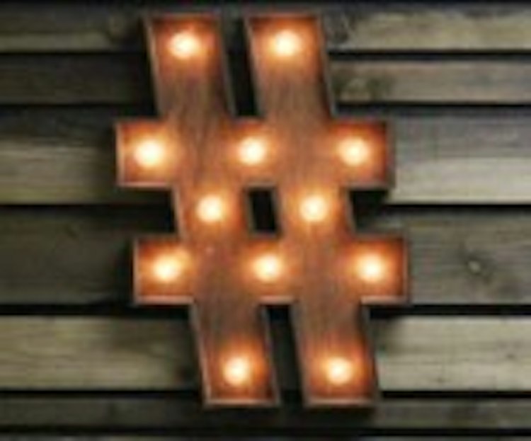 Marquee Symbol - "Hashtag"