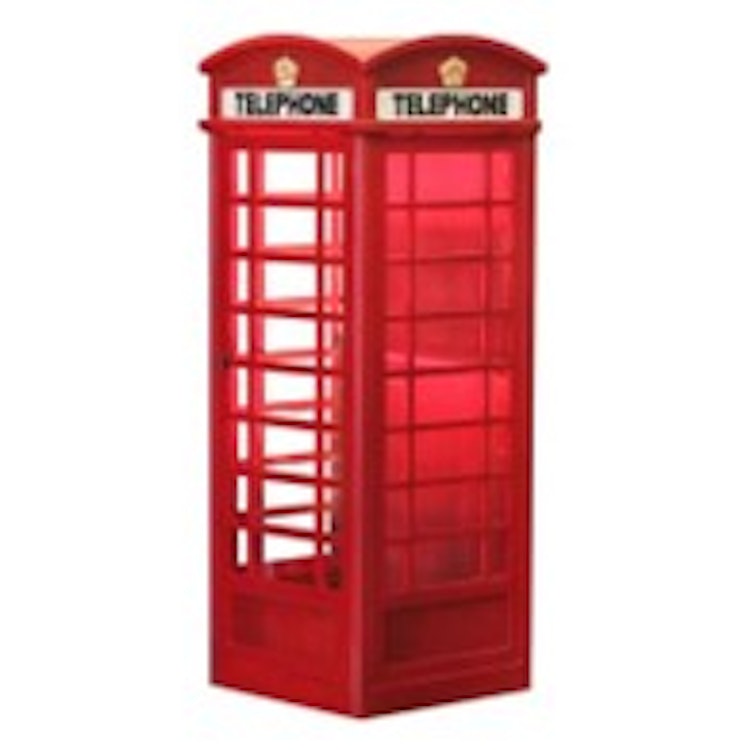London Phone Booth Prop