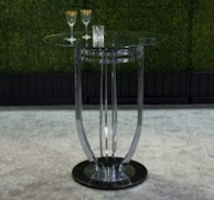 Art Deco Moderne Stand Up Cocktail Table
