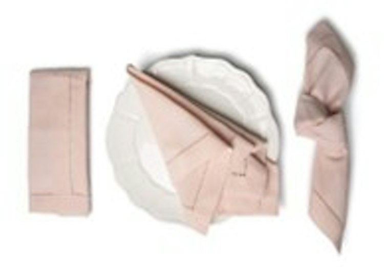 Hemstitch - Blush Napkins