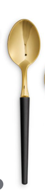 Soup Spoon Marcus Black & Gold