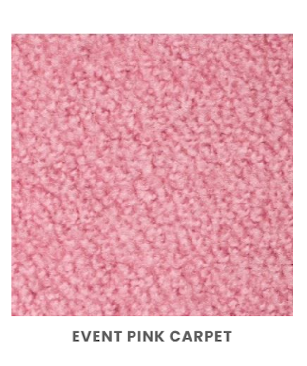 Even Pink Carpet  360 SQ FT