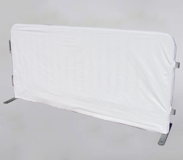 White Barricade Cover 8'