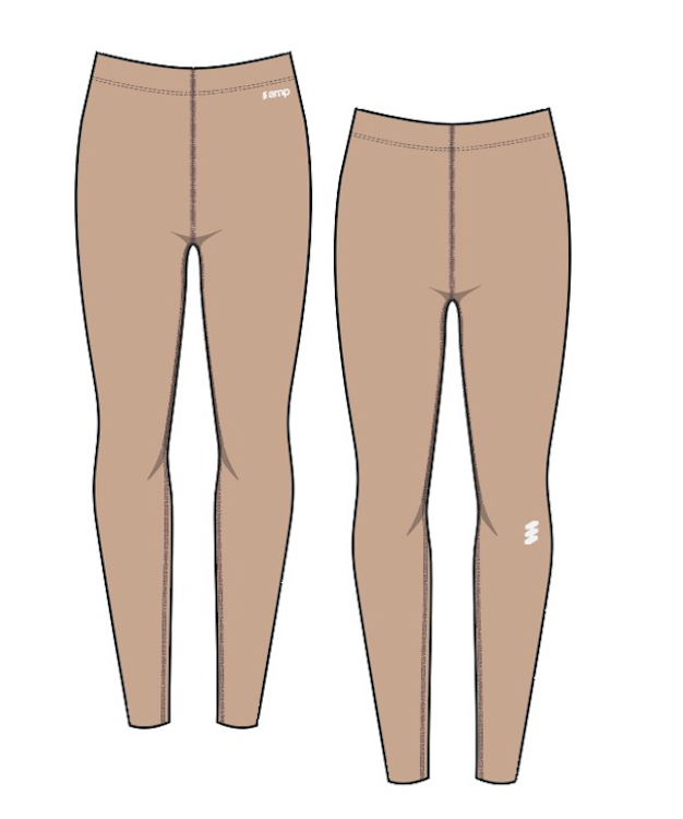 Legging with custom branding
