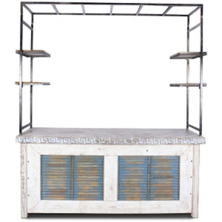 Greek Buffet with Shelves