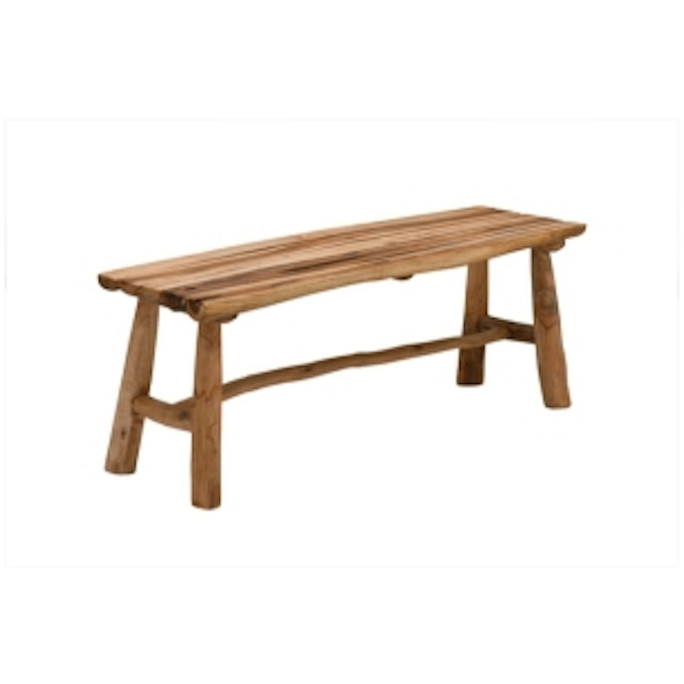 River Log Bench