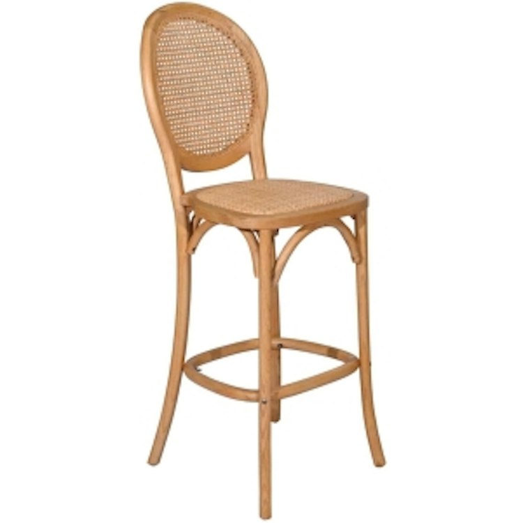 Natural Caesar Barstool