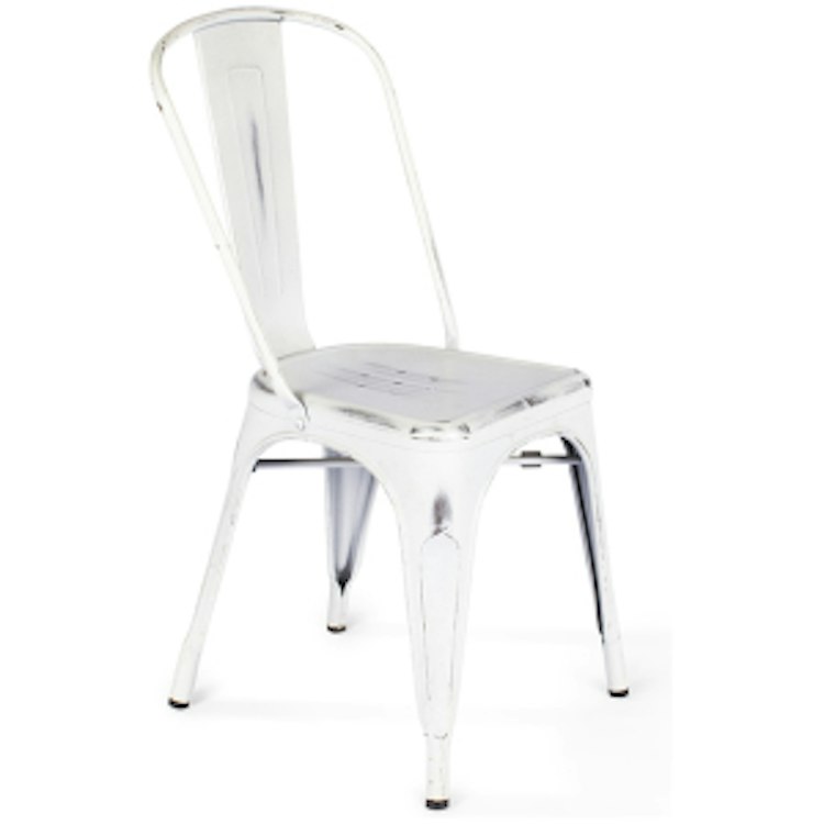 White Metal Chair