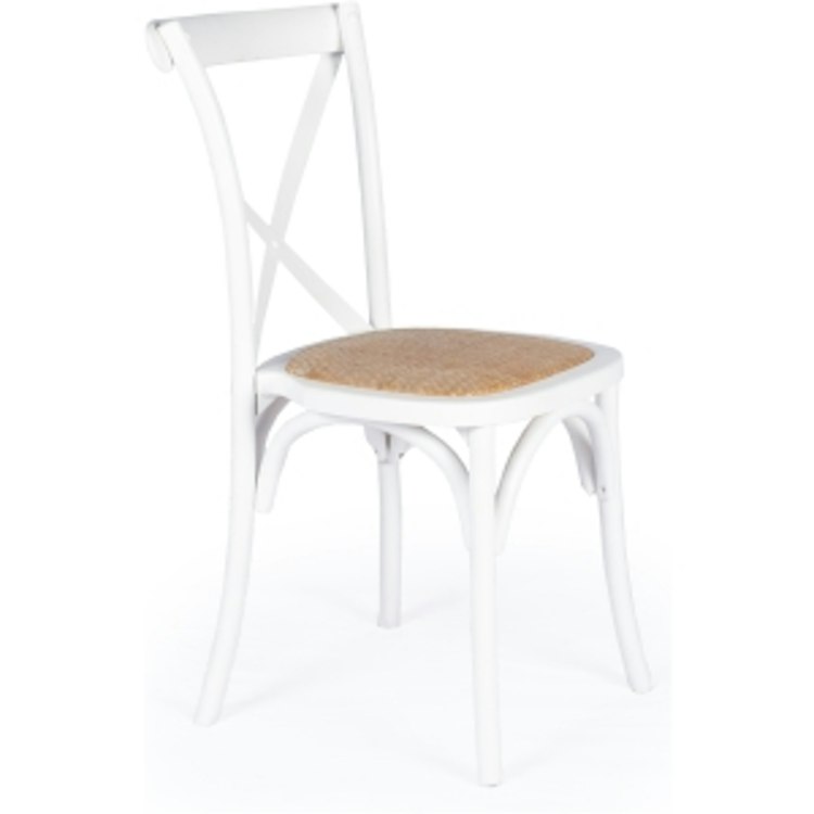 White X-Back Chair