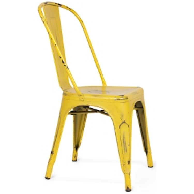 Yellow Metal Chair