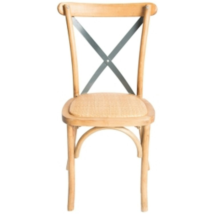 Natural X-Back Chair