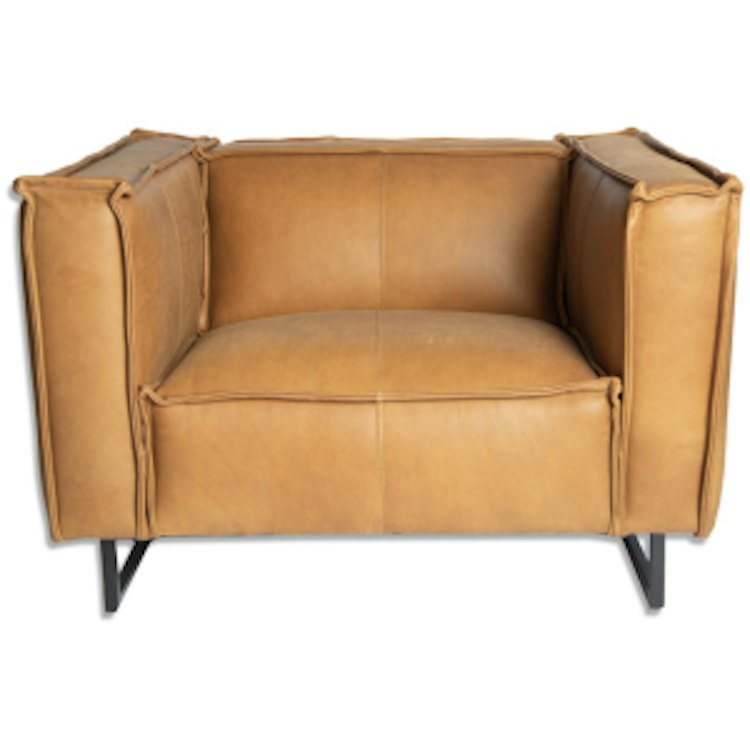 E-Dan Cognac Armchair