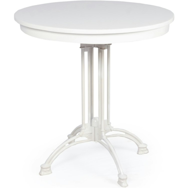 Round White Bistro Table
