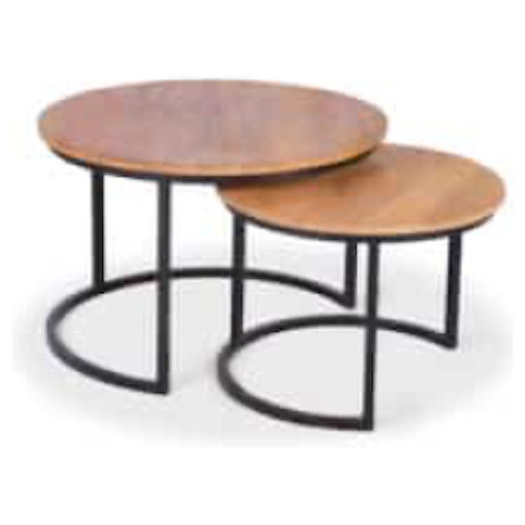 Round Oak Coffee Table