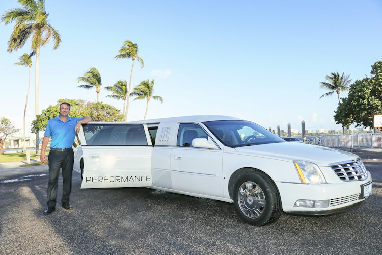White Cadillac Limousine Service