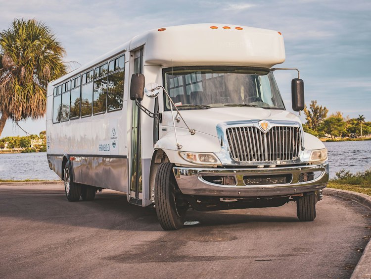 White International Party Bus