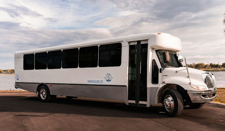 White International Party Bus