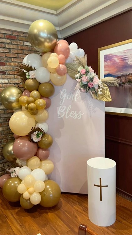 Single Arch Balloon Backdrop
