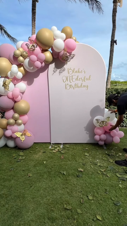2 Arch Balloon Backdrop