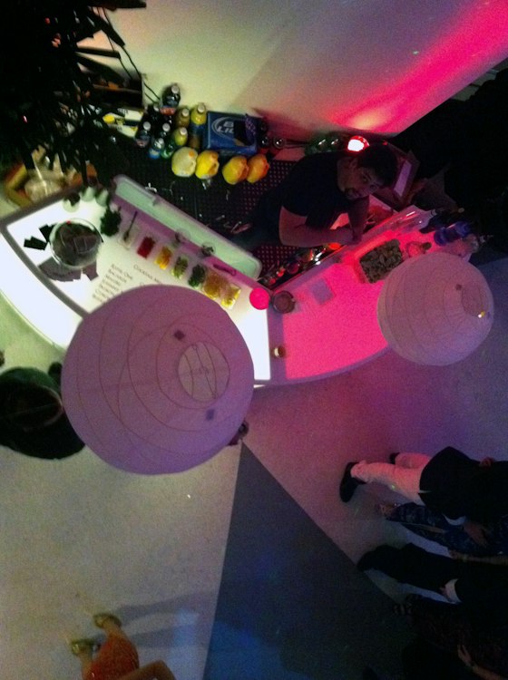 Curve LED Portable Bar Rental