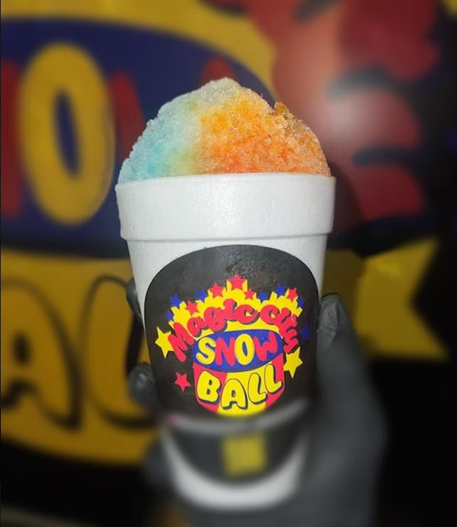 Themed Shaved Ice  - Miami Dolphins